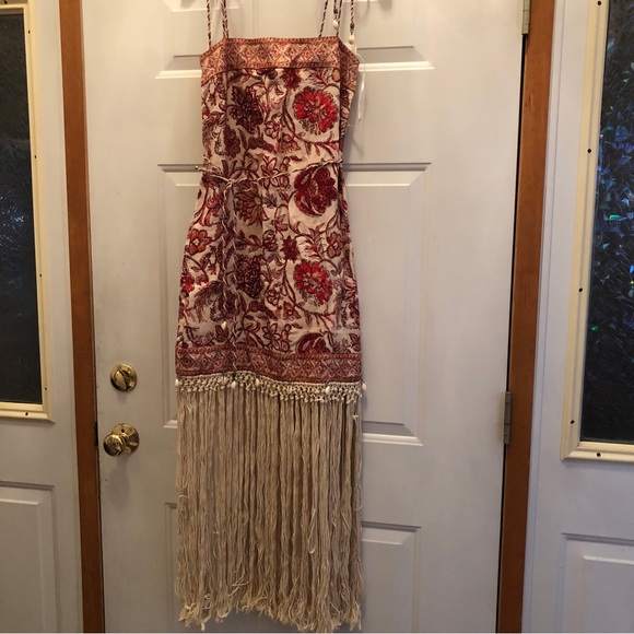 ZIMMERMANN
Vitali belted fringed embellished printed cotton mini dress size 0 - Picture 7 of 13